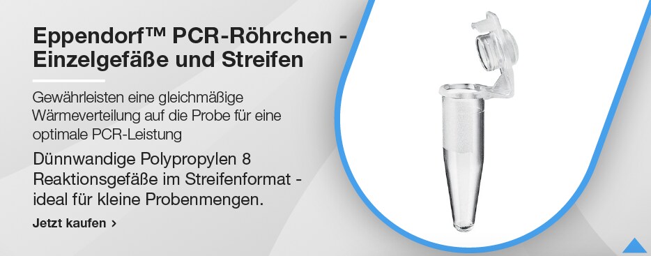 Eppendorf™ PCR-Röhrchen - Einzelgefäße und Streifen Eppendorf™ PCR-Röhrchen - Einzelgefäße und Streifen